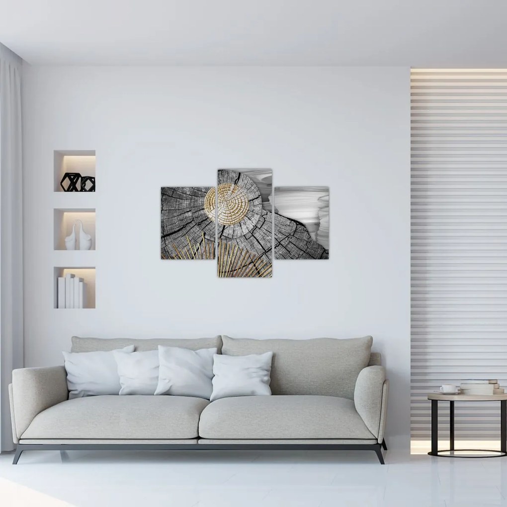 Tablou - Trunchiul copacului colaj (90x60 cm)