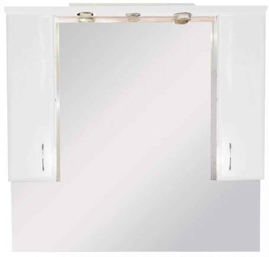 Dulap suspendat pentru baie Bianca Plus 105, alb lucios