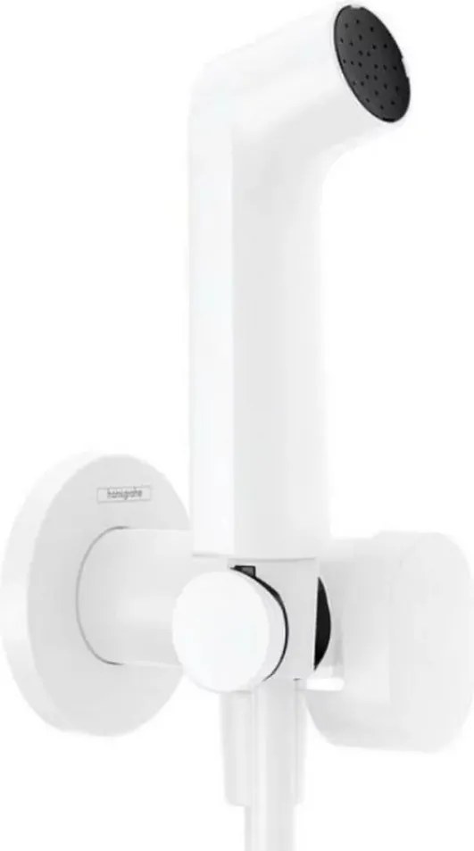 Dus igienic alb mat Hansgrohe S EcoSmart Bidette