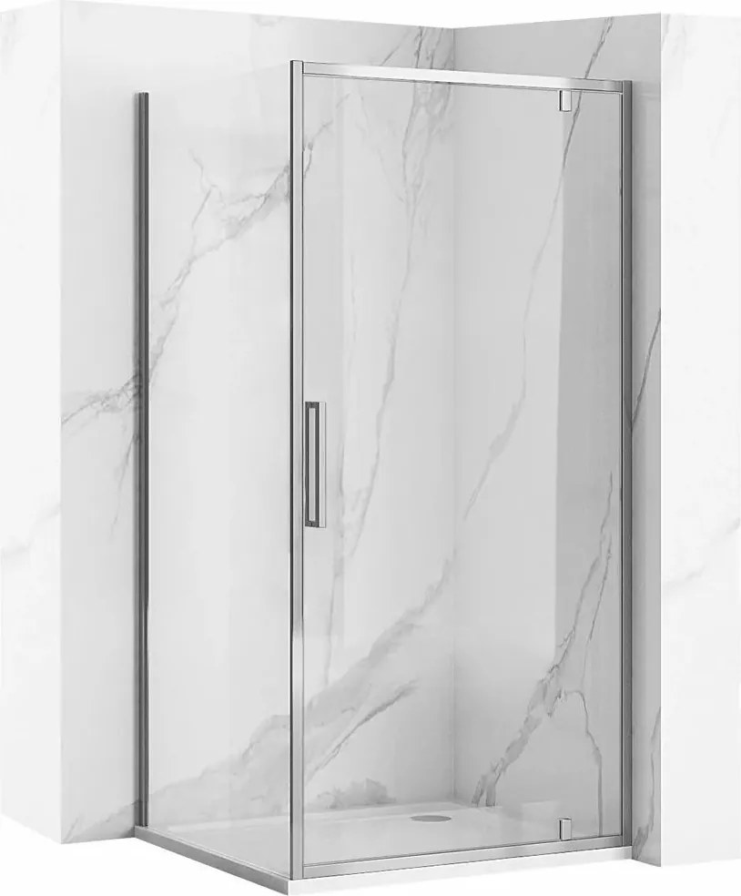 Cabina de dus dreptunghiulara de colt cu usi batante Rea Rapid Swing 90x100 cm