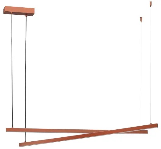 Lustră LED pe cablu Argon 8837 MIAMI LED/74W/230V 3000K maro