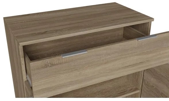 Comodă HOPE, stejar Sonoma