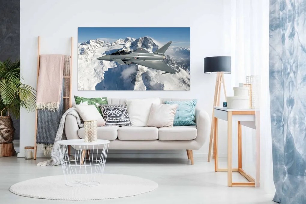 Tablou canvas avion de lupta - 80x50cm