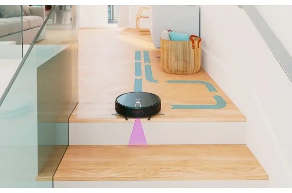 Niceboy ION Charles i4 - Aspirator robot inteligent 2în1 4400 mAh Wi-Fi negru +