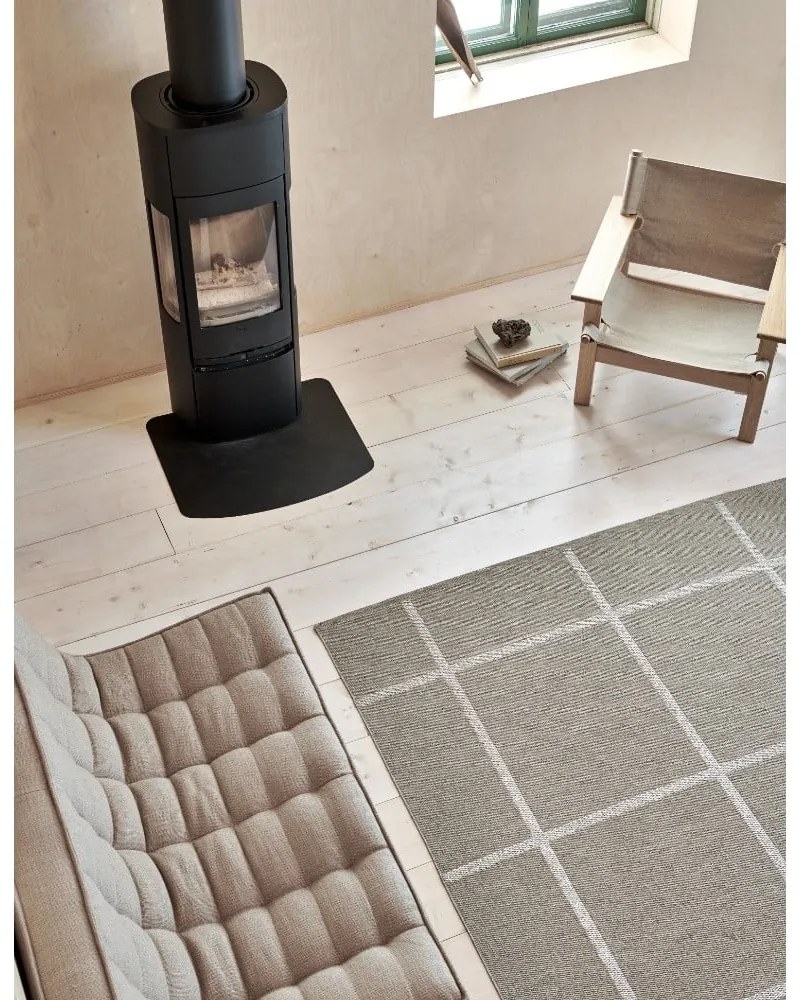 Covor tip traversă pentru interior și exterior bej 70x150 cm Ada Dark Linen – Pappelina