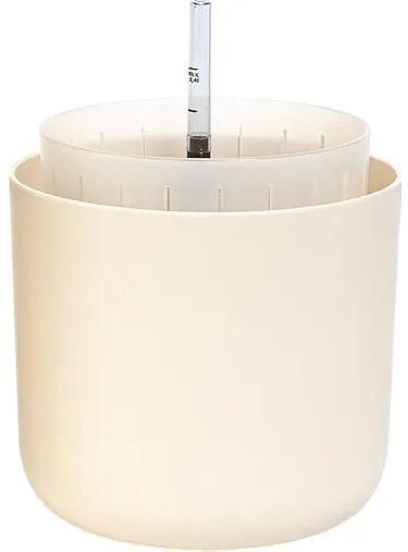 Plastia Ghiveci cu auto-irigare Tolita Air crem,diametru 16 cm, diam. 16 cm