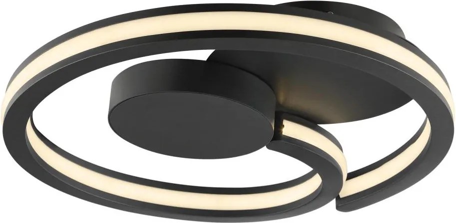 Brilliant - Plafonieră LED REVOLA, 33W, 230V, Ø 40 cm, neagră