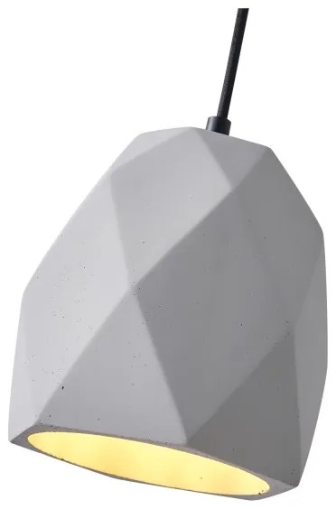 Lustră pe cablu 1xE27/40W/230V gri