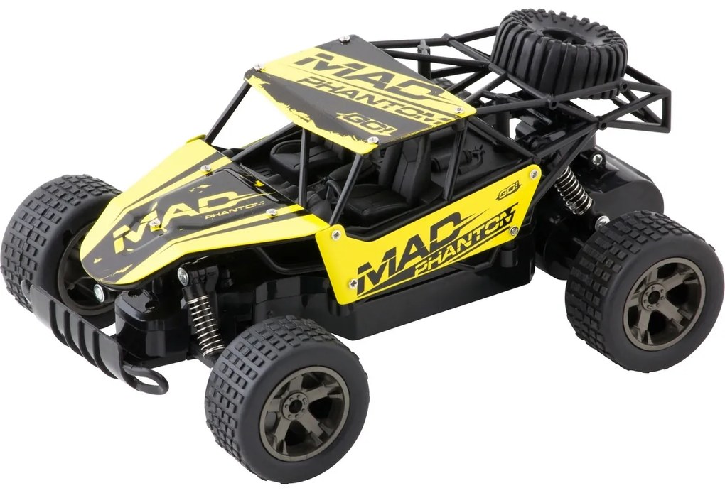 Mașină Buddy Toys BRC 20.421 RC cutelecomandă, galben