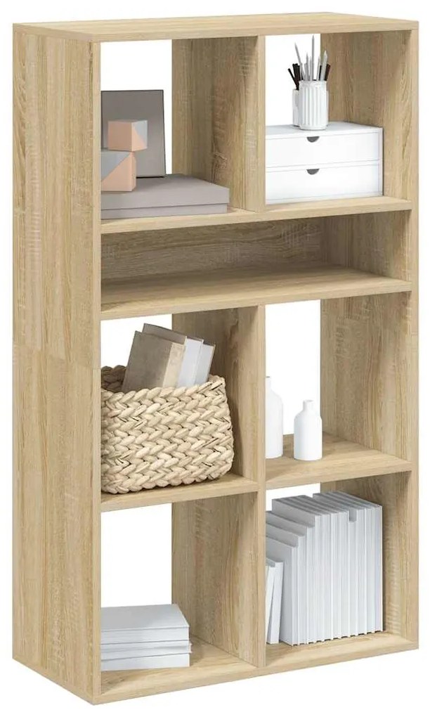 vidaXL Bibliotecă, stejar Sonoma, 66x31x112 cm, lemn prelucrat