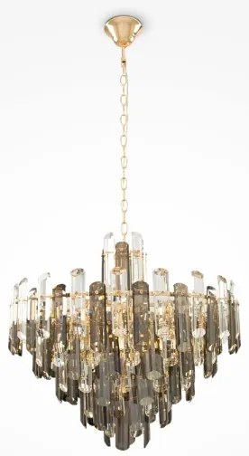 Lustră pe lanț Maytoni DIA200PL-08G FLARE 8xE14/40W/230V