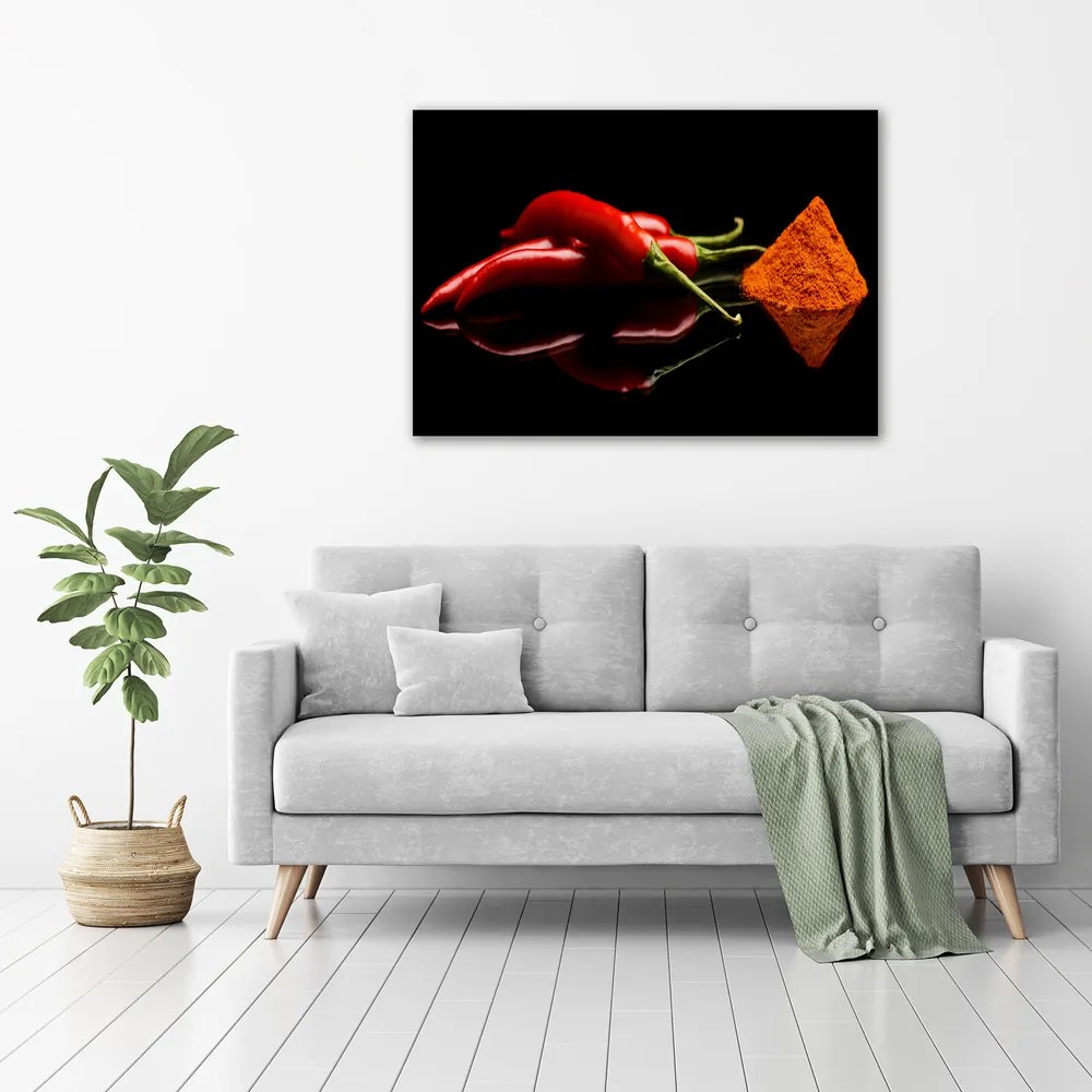 Pictură pe pânză Chilli și ardei iute