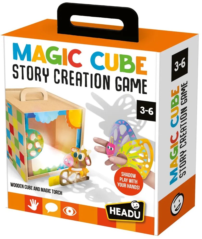 SET CREATIV CUB DIN LEMN CREEAZA POVESTI MAGICE 3-6 ANI - HEADU (HE60568)