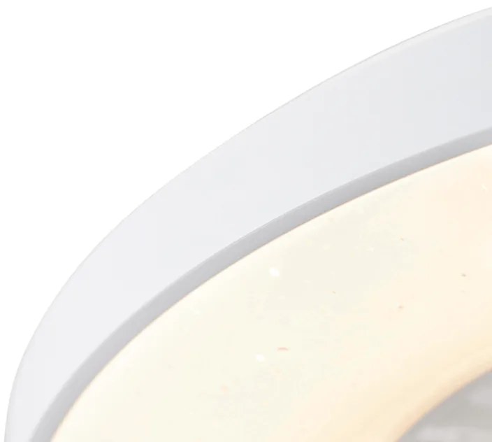 Ventilator de tavan alb cu efect de stea reglabil - Climo
