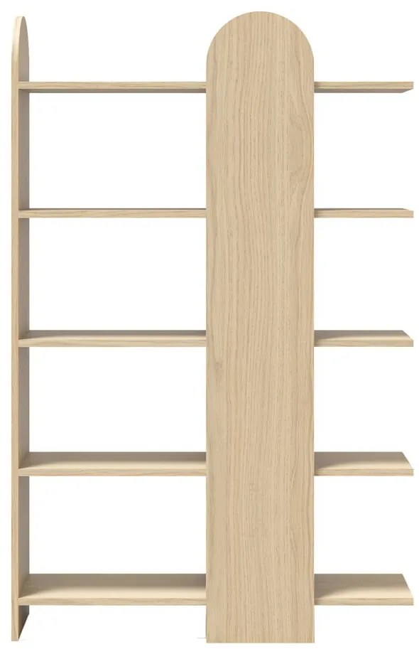 Bibliotecă cu aspect de lemn de stejar 112x175 cm Venice - TemaHome