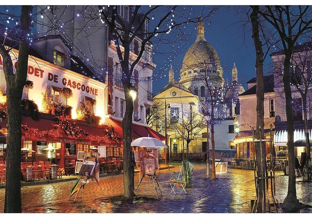 Orașe Montmarte Puzzle Paris 1500 piese Compact Clementoni