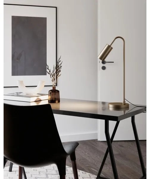 ByRydens 4002580-6503 - Lampă de masă CURVE 1xGU10/7W/230V, aurie