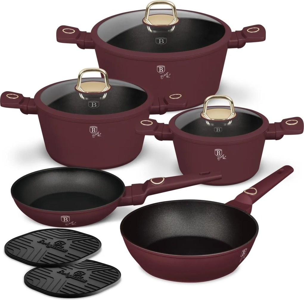 Set oale si tigai 10 piese Leonardo Collection Berlinger Haus BH 8050N