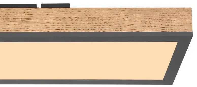 Plafoniera LED cu aspect lemn design dreptunghiular DORO 18W