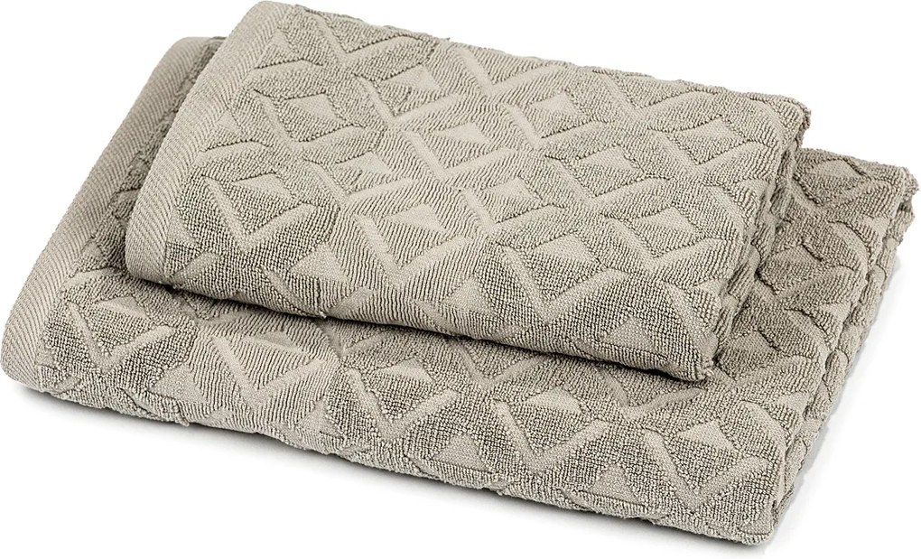 Set prosoape Rio gri, 50 x 100 cm, 70 x 140 cm