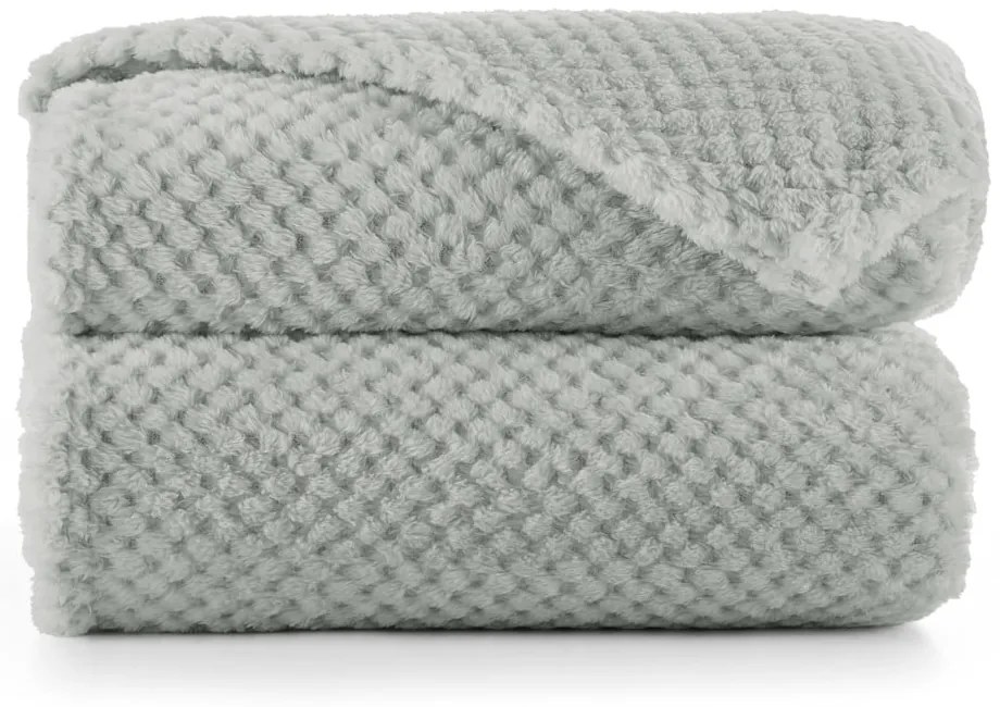 Cuvertură din microfibră DecoKing Henry 200 x 150 cm, gri