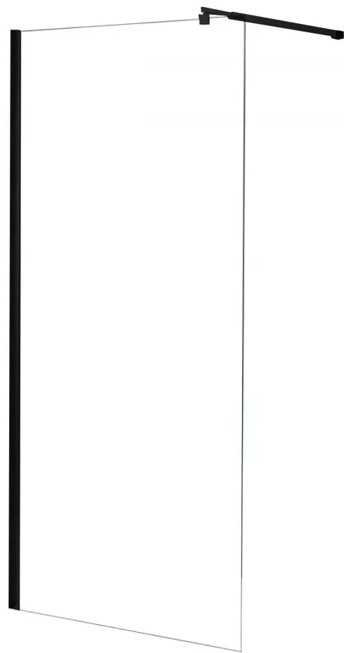 River Walk în perete de duș 70x190 cm negru