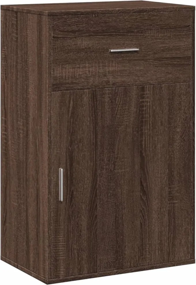 vidaXL Dulap de depozitare, stejar maro, 56,5x39x90 cm, lemn prelucrat