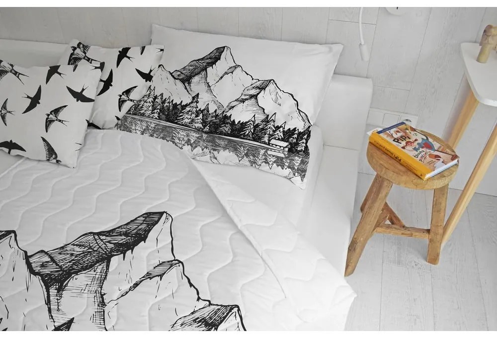 Set pilotă și față de pernă din bumbac satinat matlasat 140x200 cm – Butter Kings