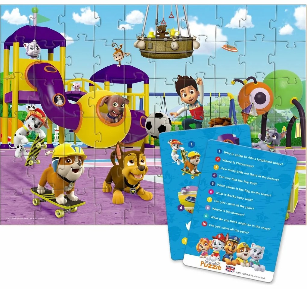 Puzzle Dodo Paw Patrol: La plimbare, 60 piese