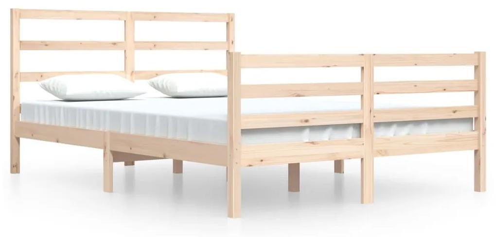 3105016 vidaXL Cadru de pat, 160x200 cm, lemn masiv de pin