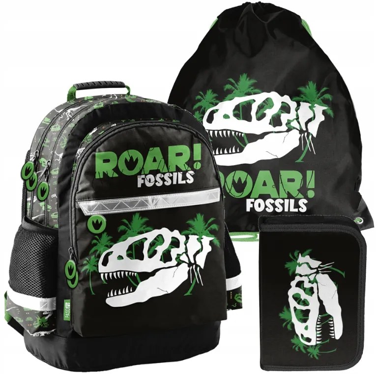 Set școlar din 3 piese pentru băieți DINO