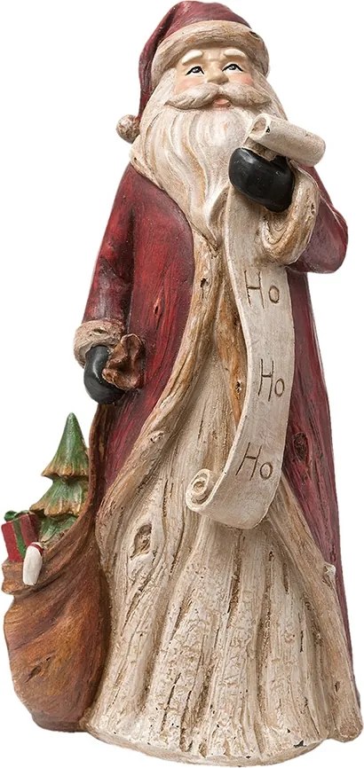 Figurina Mos Craciun polirasina 15x12x30 cm