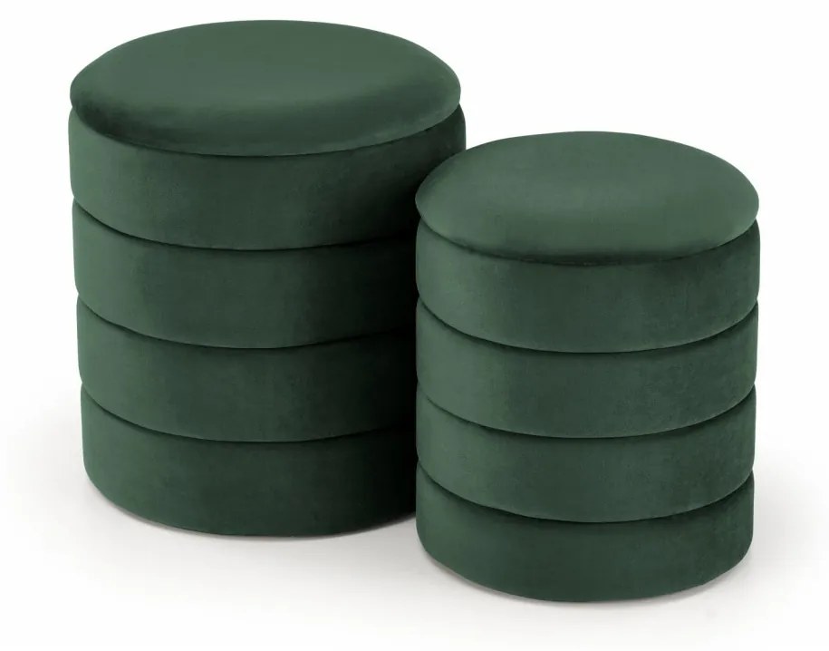 Set 2 tabureti Pacho verde