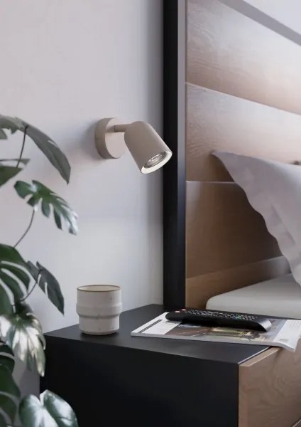 Eglo CAMALDOLI 902343 - Aplica spot de perete 1xGU10/5W/230V bej