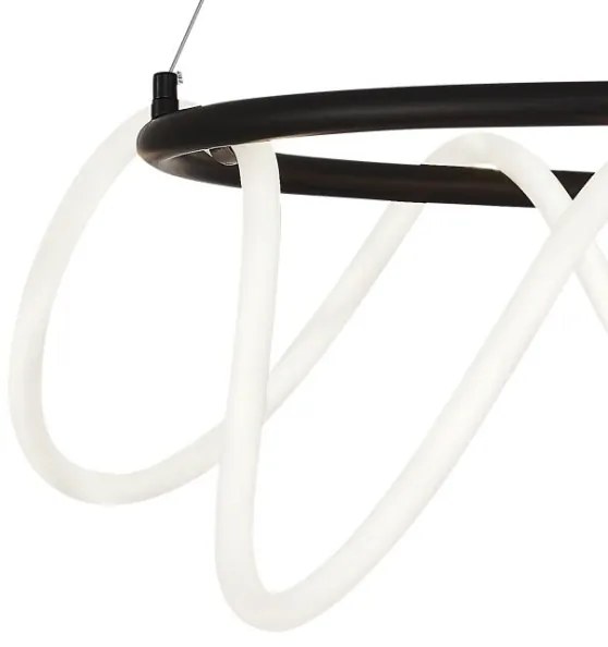 Lustră LED pe cablu Zuma Line 20006PL-BK BALBO LED/58W/230V 3000/4000/6000K