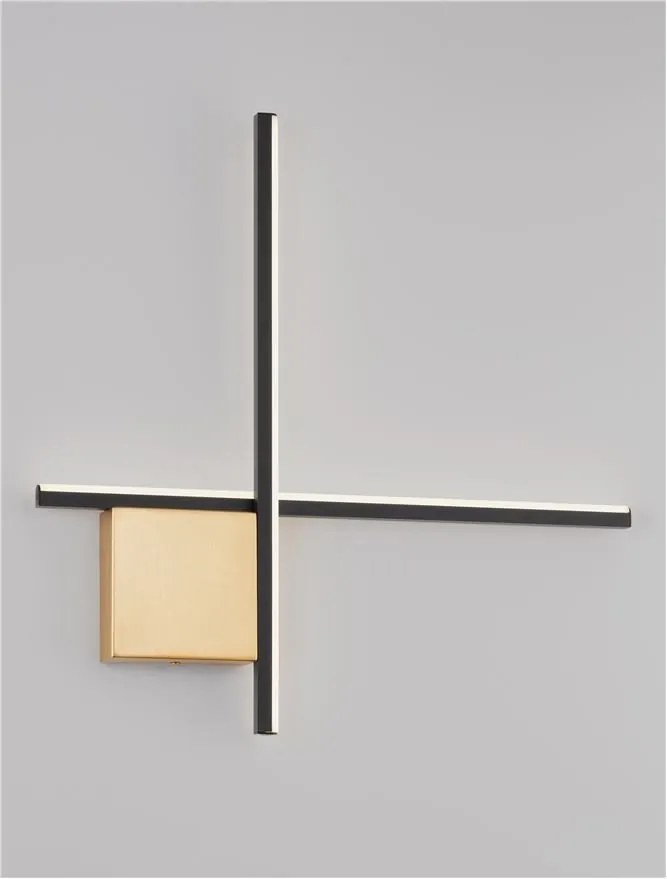 Aplica de perete cu lumina ambientala LED Cross 50cm