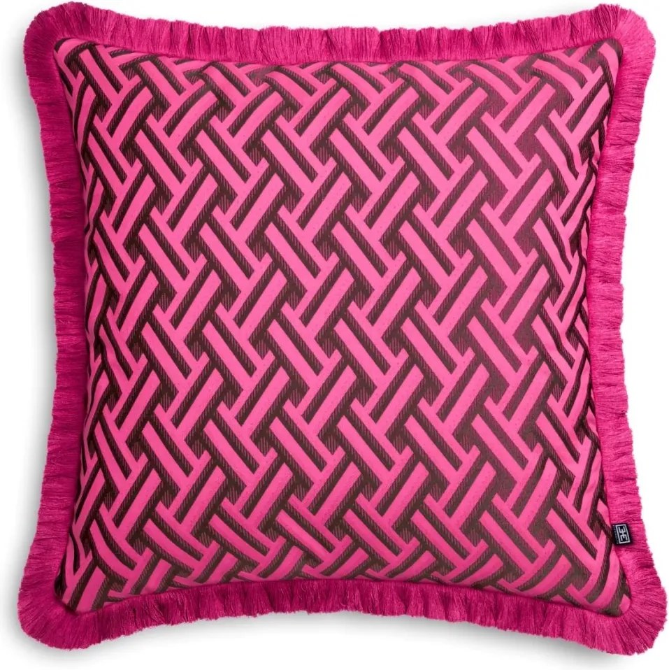 Perna decorativa design LUX Doris L roz, 60x60cm