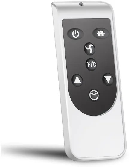 Convector electric 1000/1300/2300W LCD/temporizator/TURBO/termostat Brilagi + telecomandă