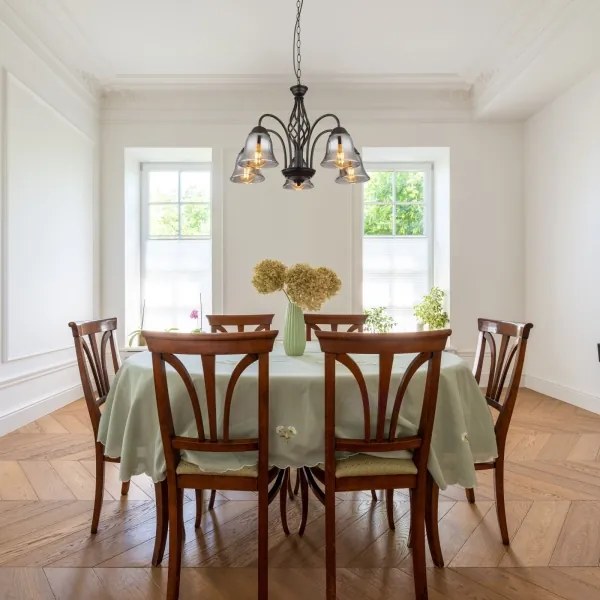 Lustră pe lanț GONNY 5xE27/60W/230V Globo 60298-5H