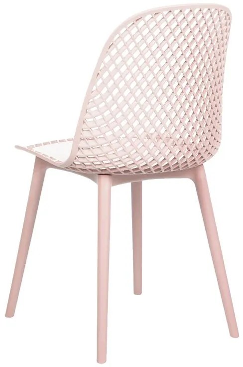 Set 4 buc scaun tip bar Erielle (roz). 1078734
