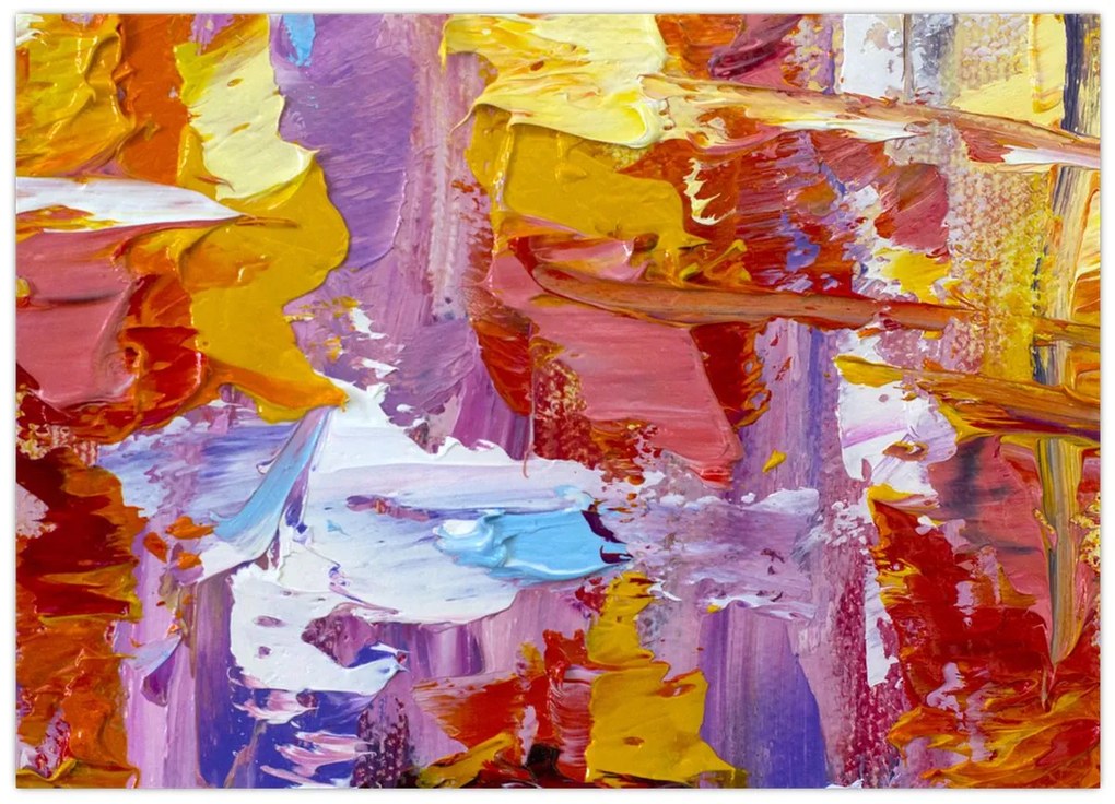 Tablou pe sticlă - Pictură în ulei (70x50 cm)