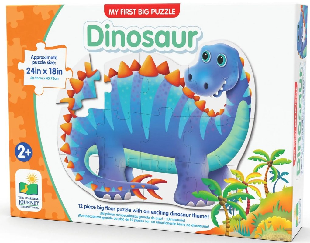 PRIMUL MEU PUZZLE DE PODEA - DINOZAUR - THE LEARNING JOURNEY (TLJ105443)