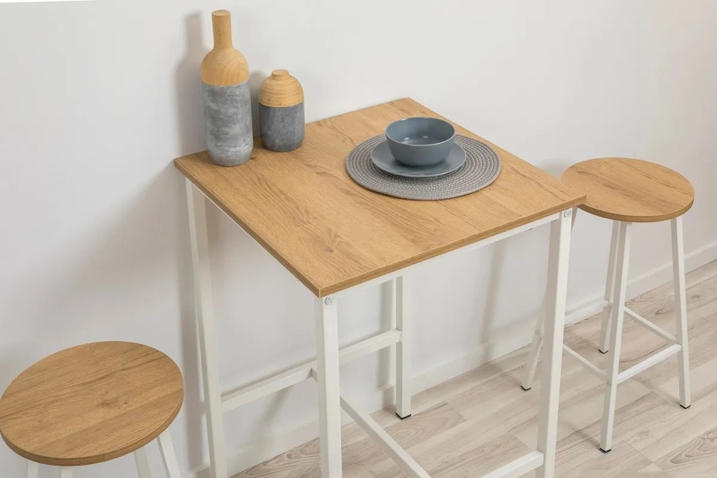 Scaun de bar Mora Karina White
