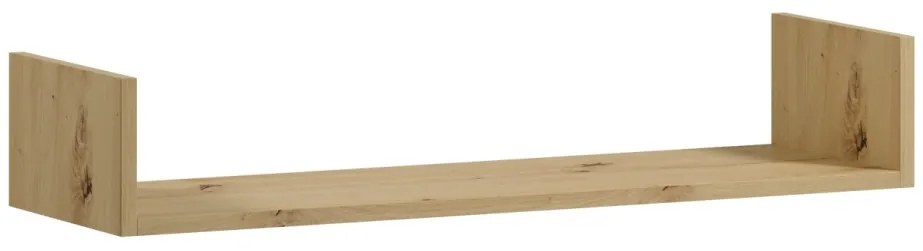 Raft suspendat, 80x14x25 cm, Vissta, Eltap (Culoare: Stejar Natural)