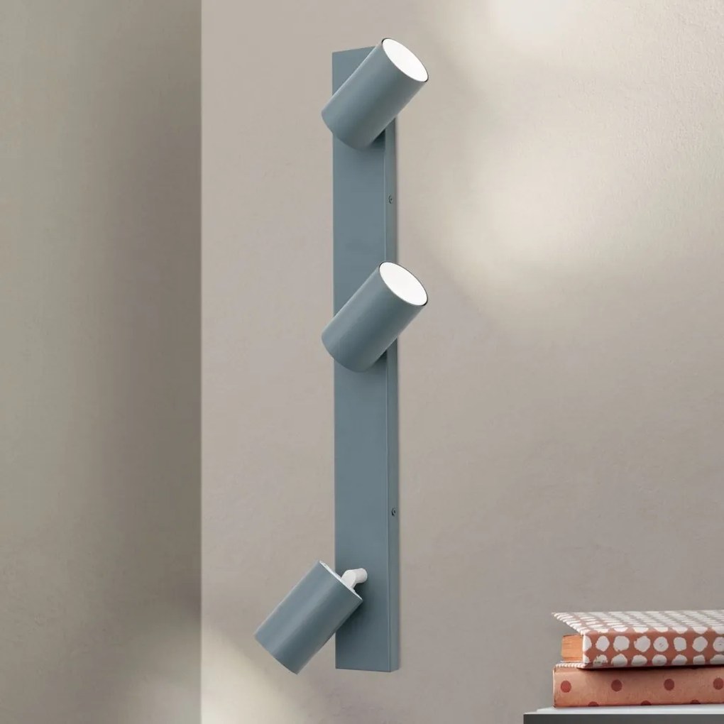 Aplica cu 3 spoturi directionabile stil minimalist PENN, verde deschis