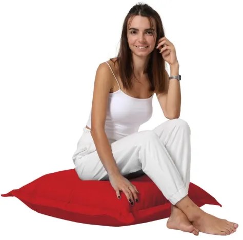 Pernă de podea 70x70 cm roșu