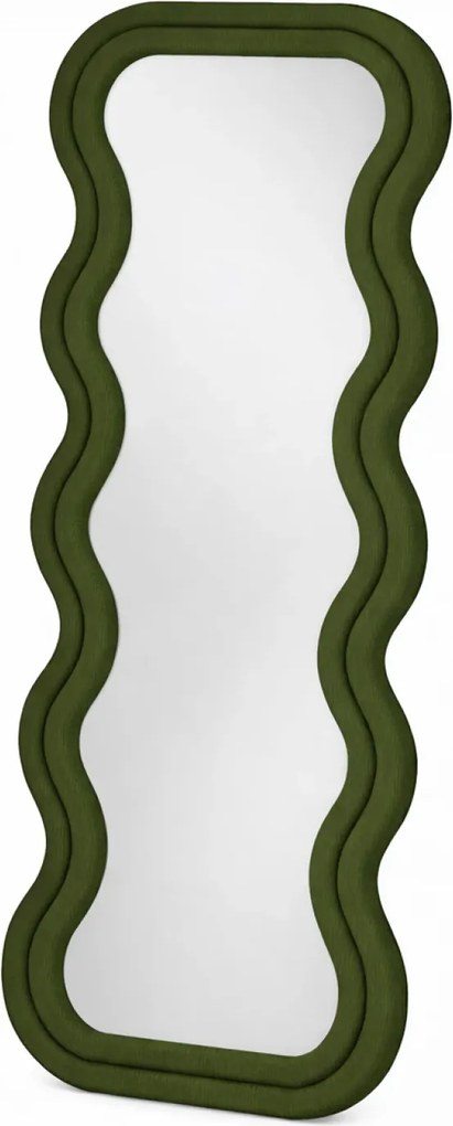 Oglindă decorativa - Montare independenta, cu rama pluș, 180x75 cm