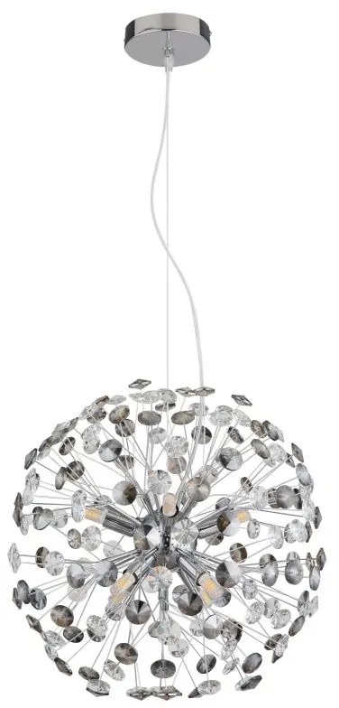 Lustra suspendata design elegant KATRINA 40cm crom 64135H1C GL