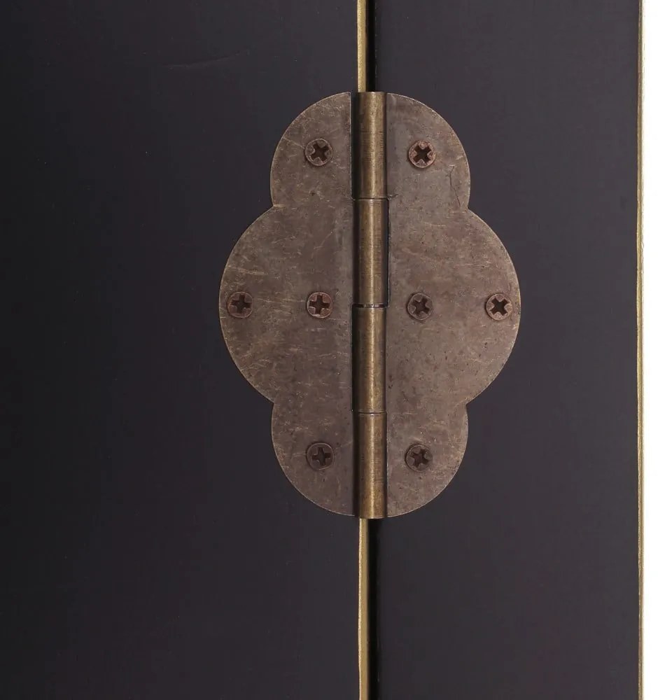 Șifonier negru 55x185 cm Oriente – Ixia