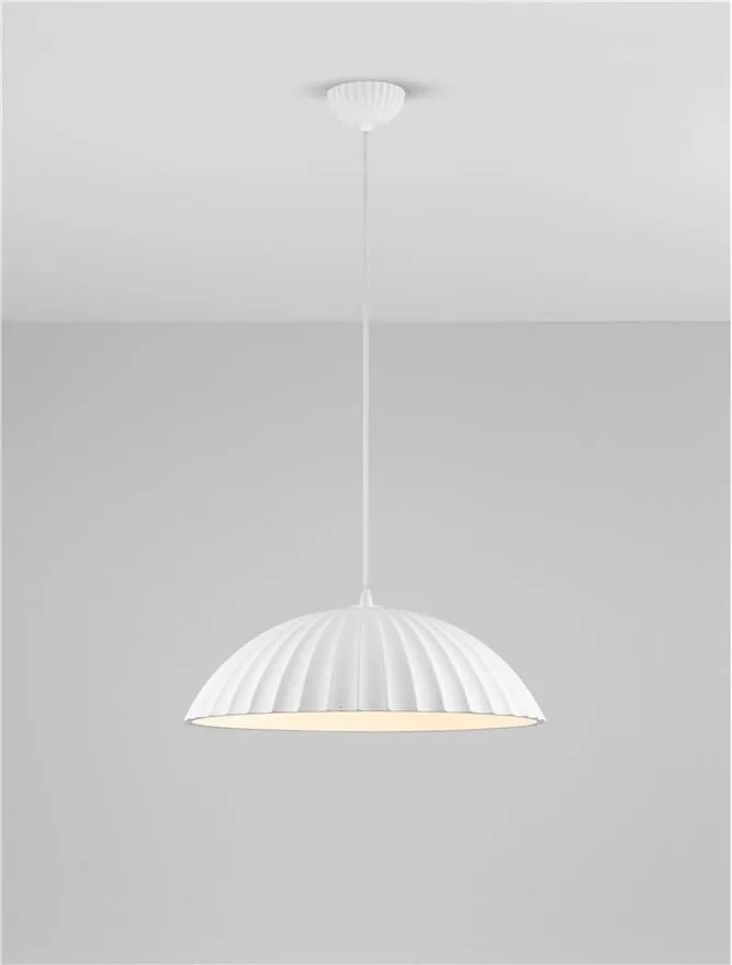 Lustra suspendata design decorativ Ciment, AMMOS alb